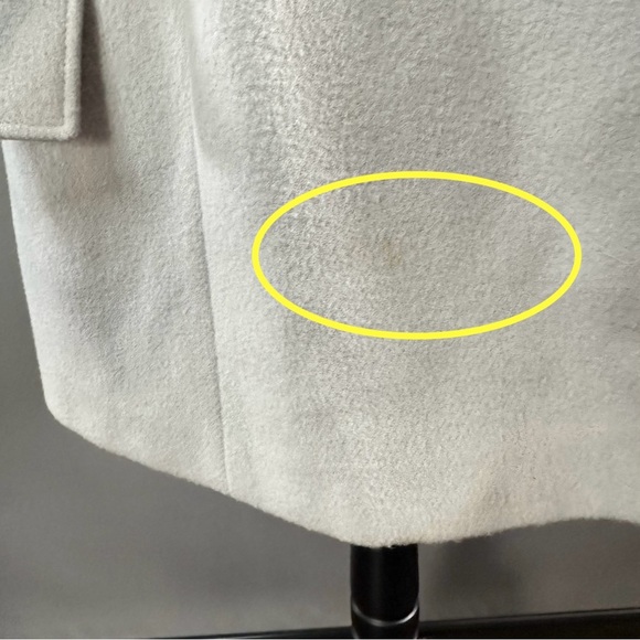 Vintage Joseph R Harris Wool Rabbit Fur Long Coat Sz M - Picture 14 of 15